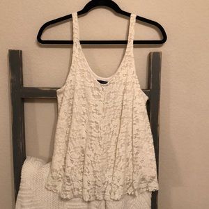 American Eagle white tank top
